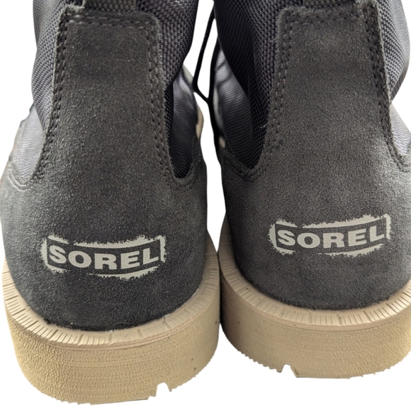 Sorel | Men's Waterproof Suede Caribou Outdoor Chukka  Boots | Gray | Size 14 - Picture 7 of 9